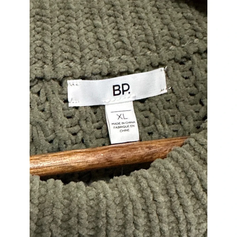 BP Nordstrom Oversized Chunky Knit Sweater Green Lichen‎ XL